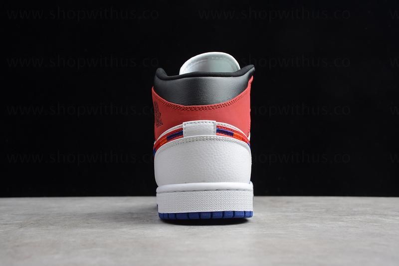 Air Jordan 1 AJ1 Mid - Multicolored Swoosh
