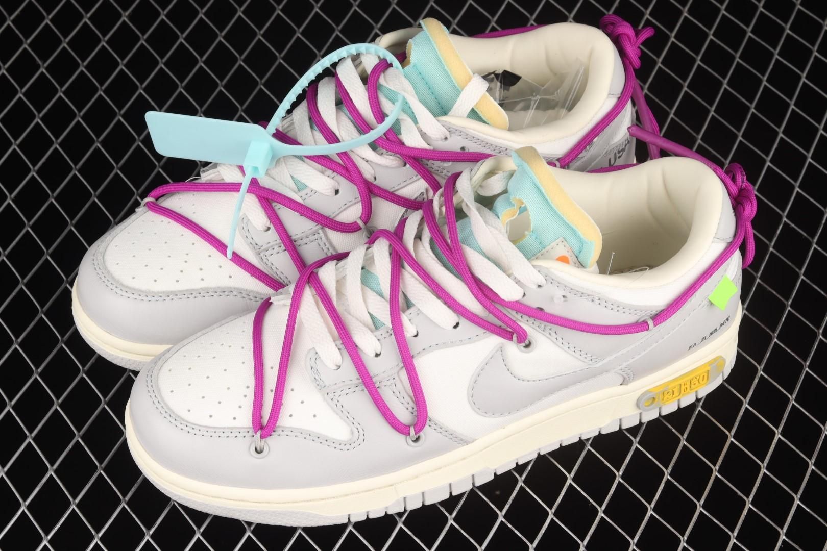 Off-White x NikeWMNS Dunk Low - Lot 21