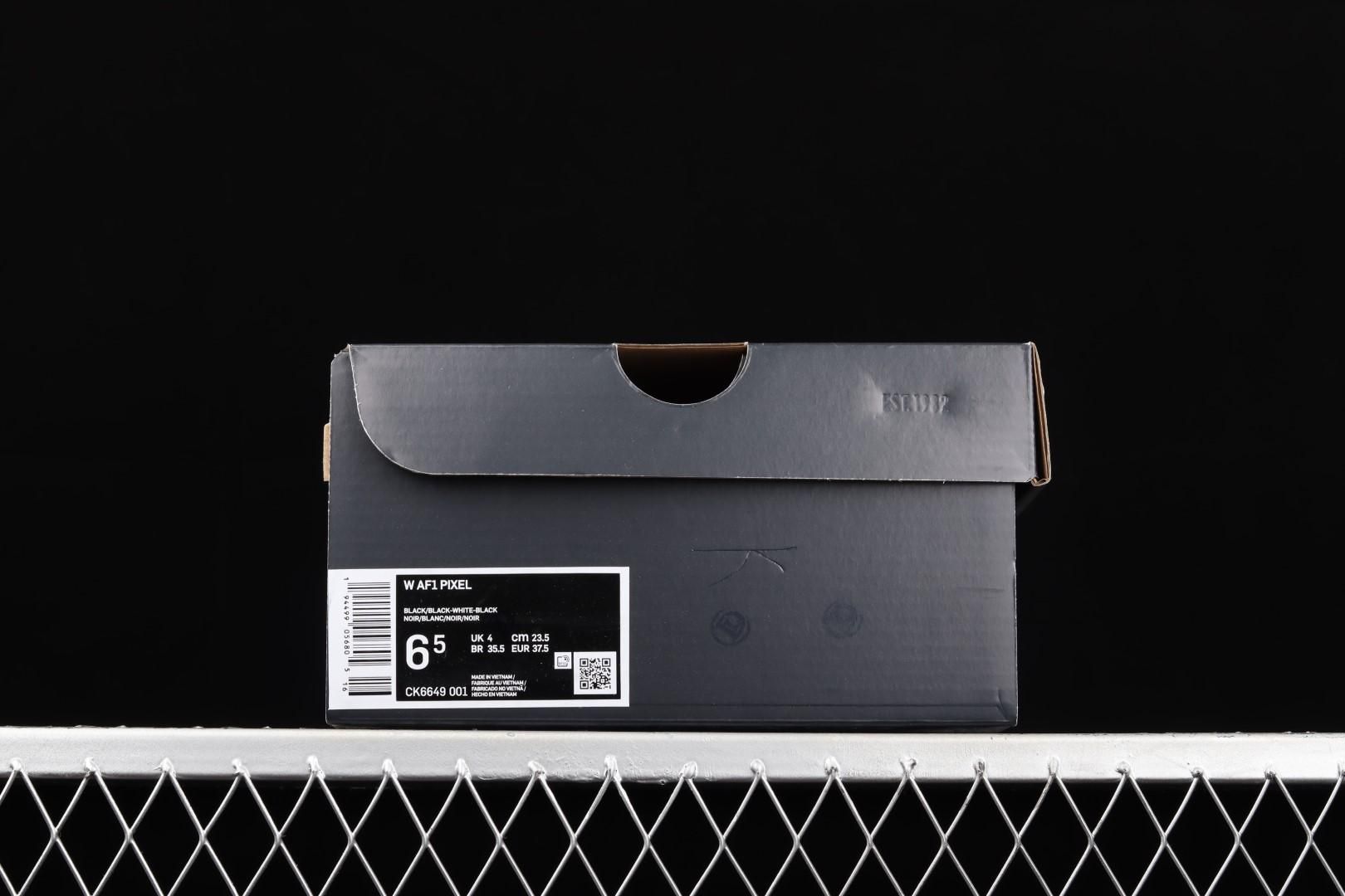 NikeUnisex Air Force 1 AF1 - Black Pixel