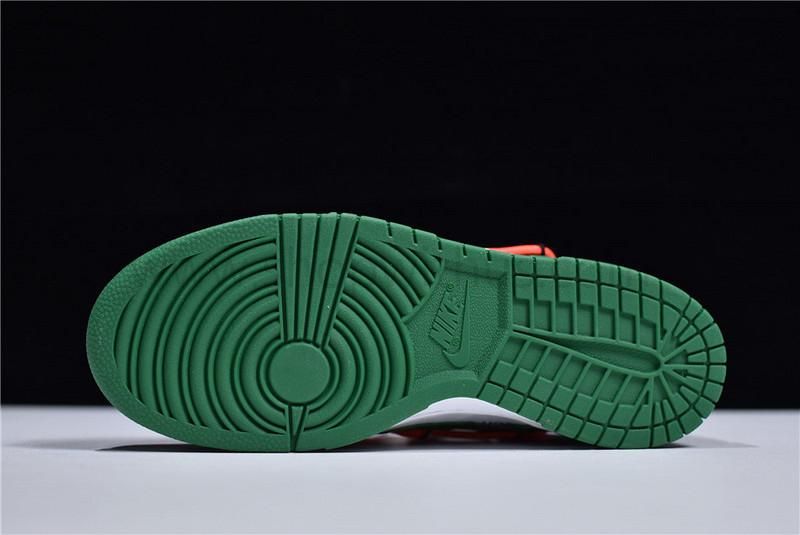 Off-White x NikeSB Dunk Low - Pine Green