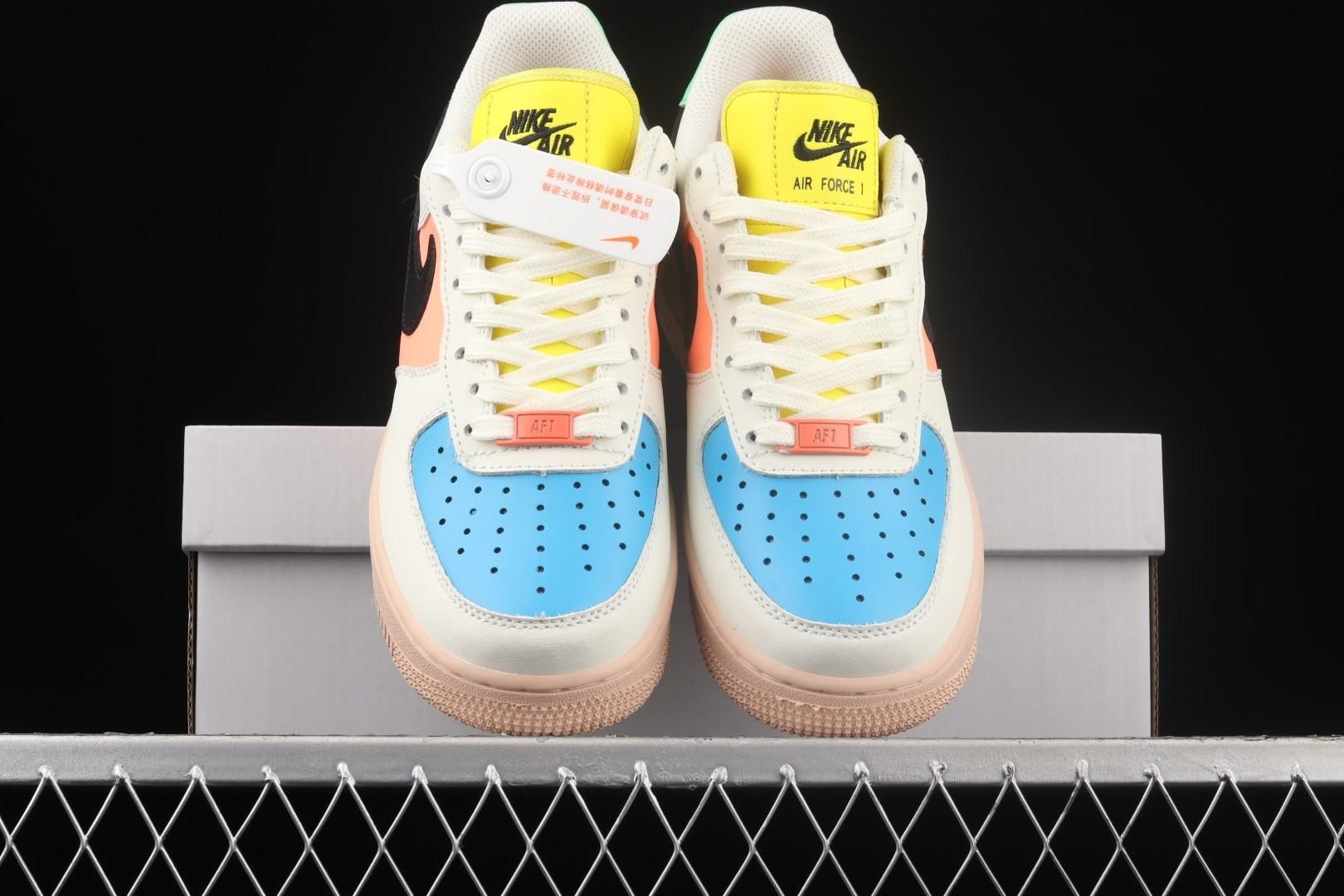 NikeUnisex Air Force 1 AF1 Low  - Sail Multi