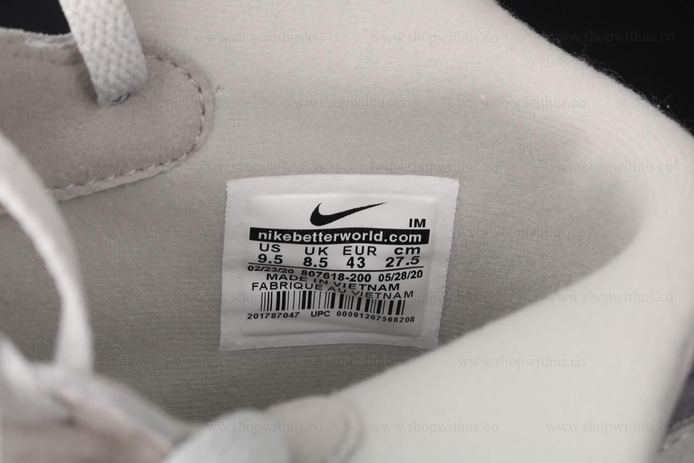 Reigning Champ x NikeAir Force 1 AF1 Mid  - Wolf Grey