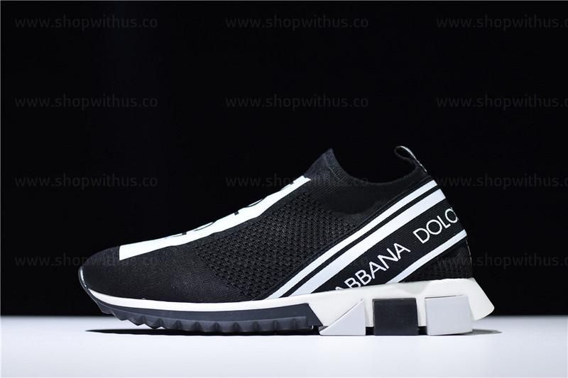 Dolce & Gabbana Sorrento Logo Trainer - Black/White