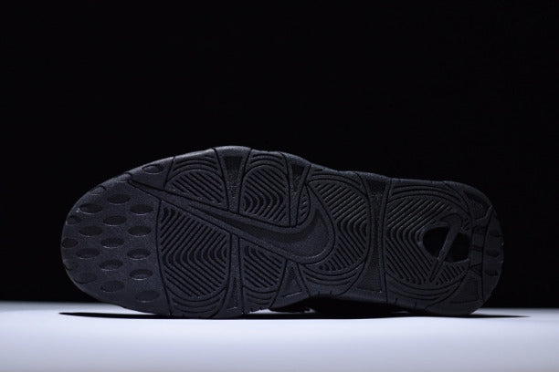 NikeAir More Uptempo Mid Basketball Shoe-Black