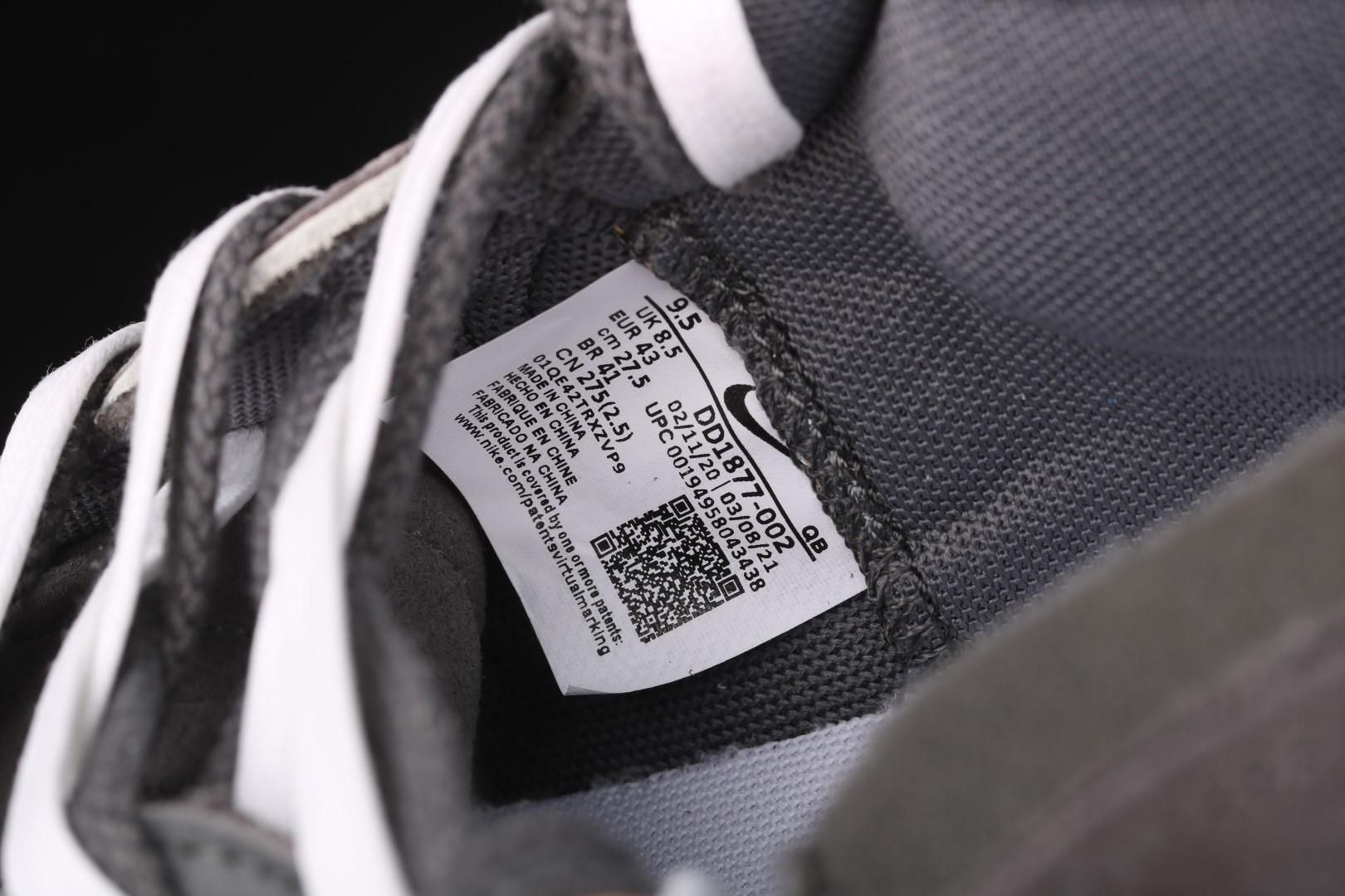NikeUnisex Blazer Low x sacai - Iron Grey