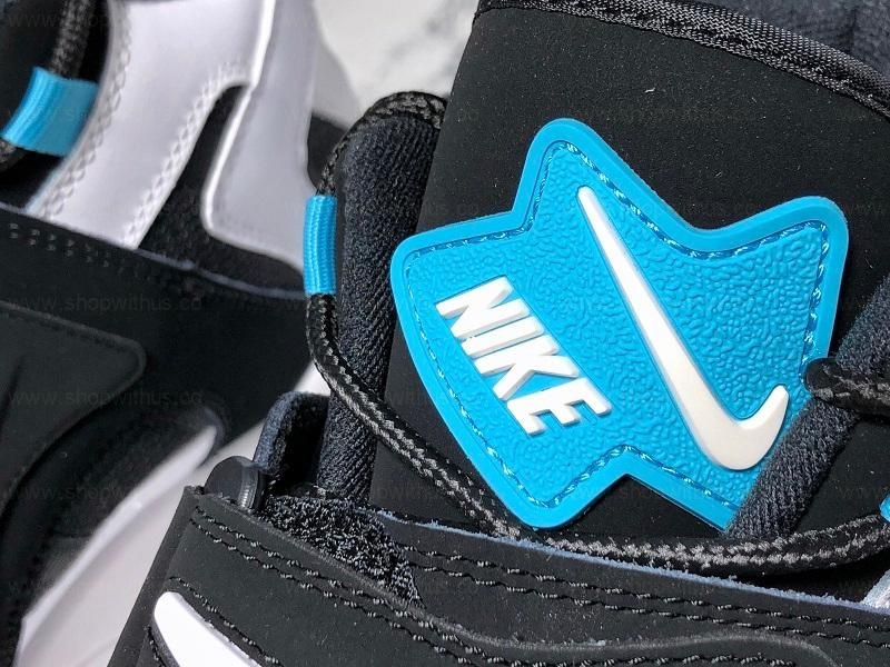NikeAir Barrage Mid - Black/Aqua