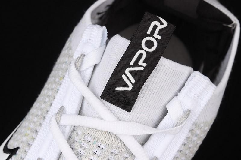 NikeAir VaporMax 2021 FK - White Black/Metallic Silver