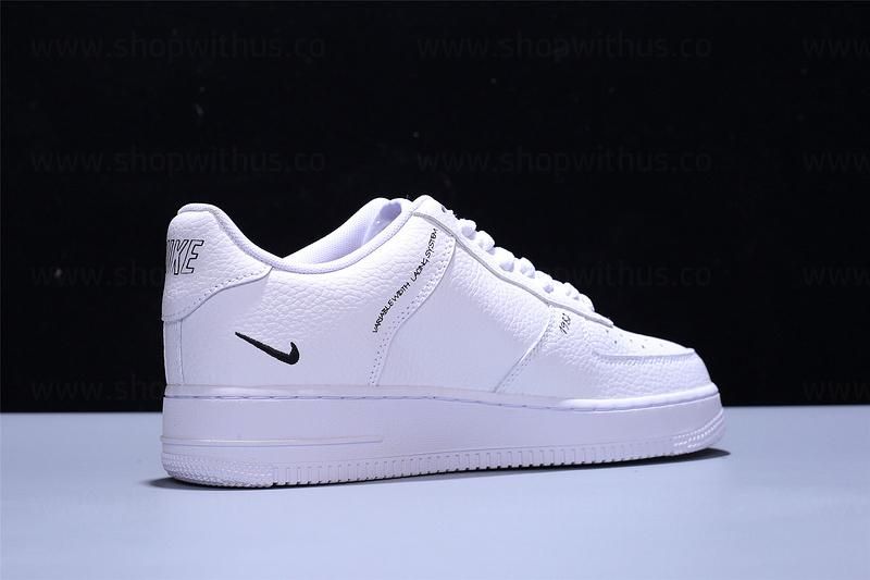 NikeAir Force 1 AF1 Sketch - White/BlacK
