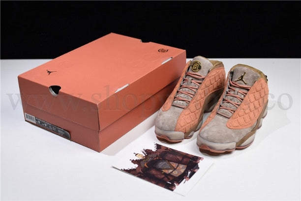 Clot x Air Jordan 13 AJ13 Retro Low - Sepia Stone