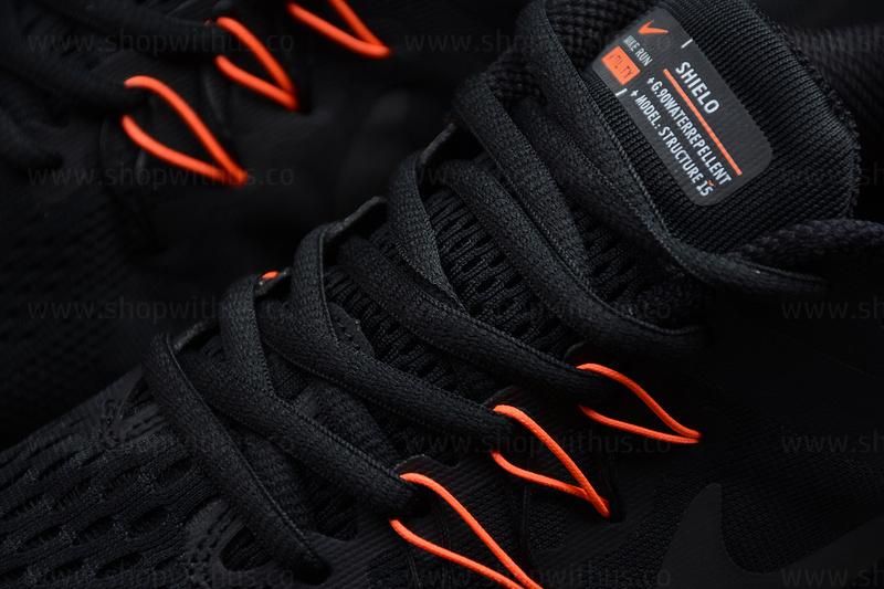 NikeUnisex Air Zoom Structure 15 - Black/Orange