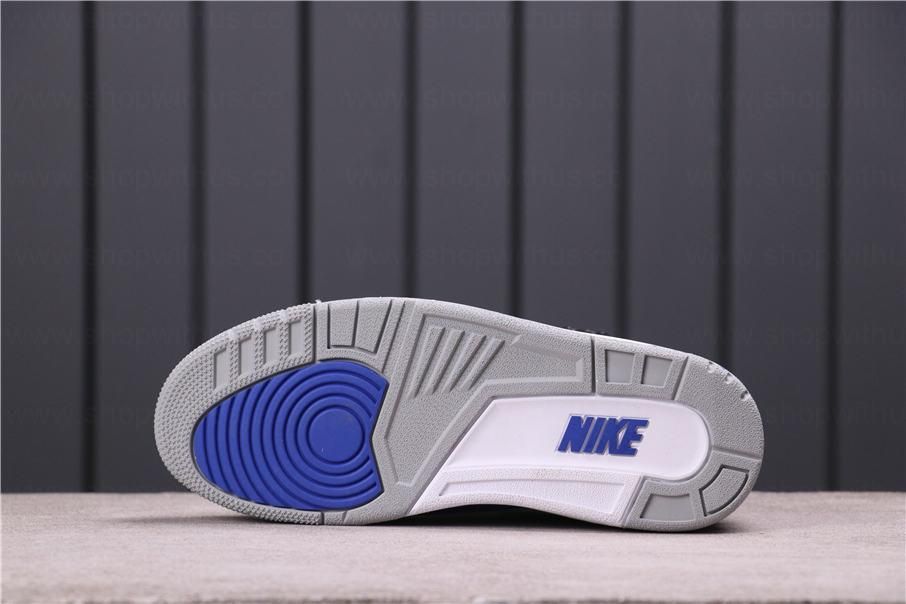 Fragment x Air Jordan 3 AJ3 Retro - White/ Blue/ Black