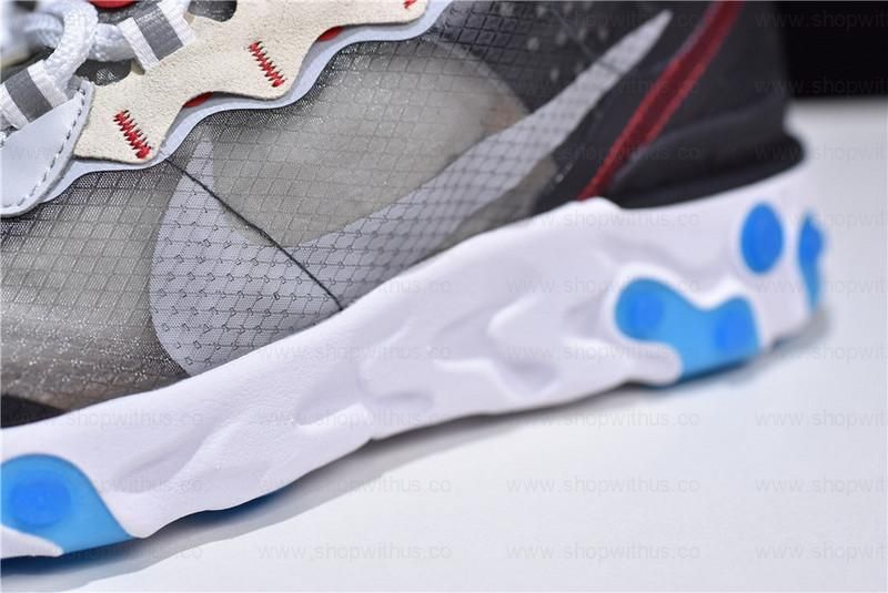 NikeReact Element 87 - Dark Grey/Pure Platinum-Photo Blue