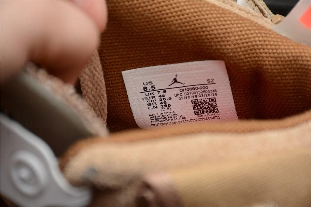 Travis Scott x Air Jordan 6 AJ6 - British Khaki