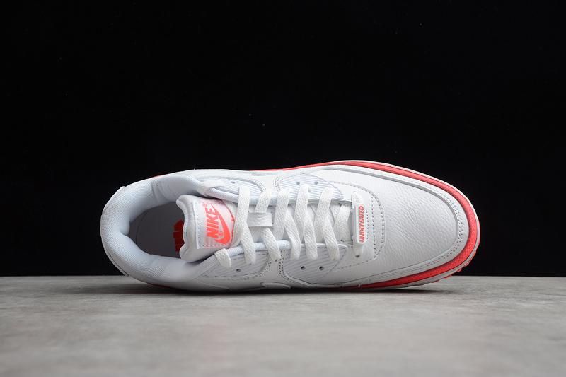 NikeUnisex Air Max 90 Undefeated - White/Solar Red