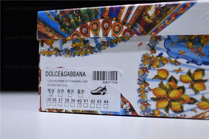 Dolce & Gabbana Sorrento Logo Trainer - Black/White