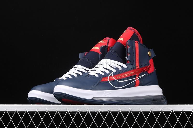 NikeUnisex Air Max 720 Saturn - Navy Blue/Red