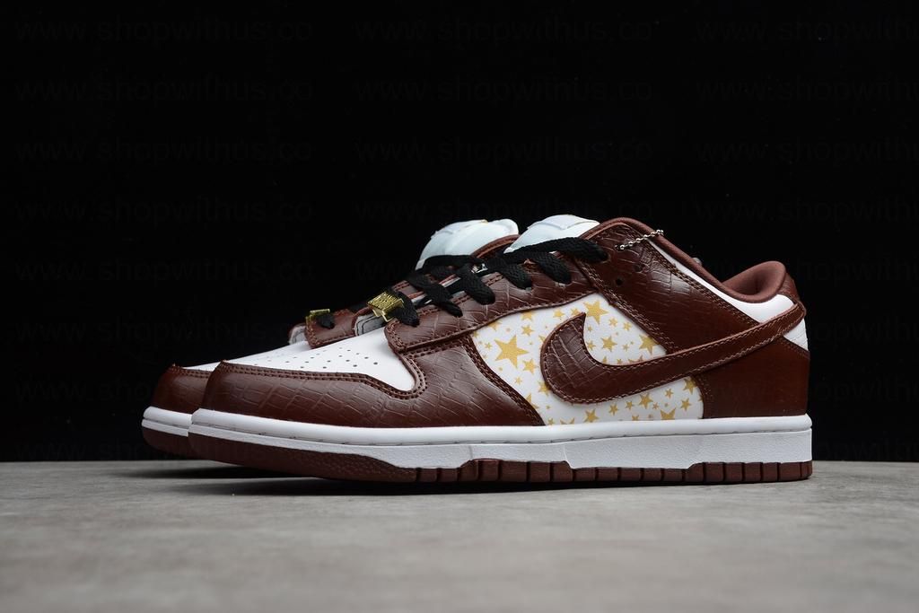 Supreme x NikeSB Dunk Low - Barkroot Brown