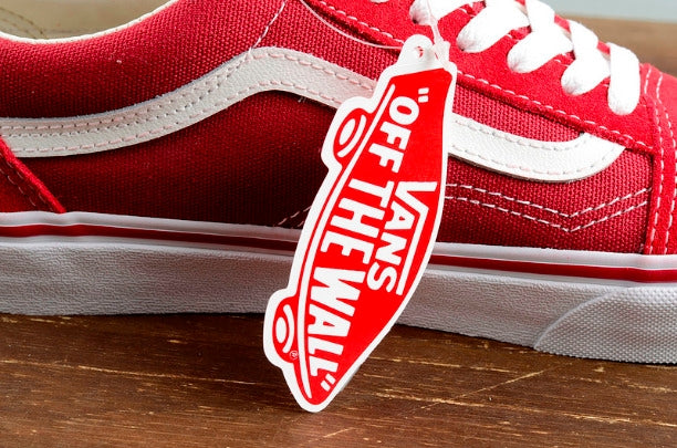 Vans Old Skool Shoes-Red
