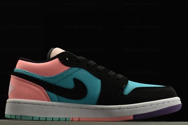 WMNS Air Jordan 1 Low - Pink/Black/Blue