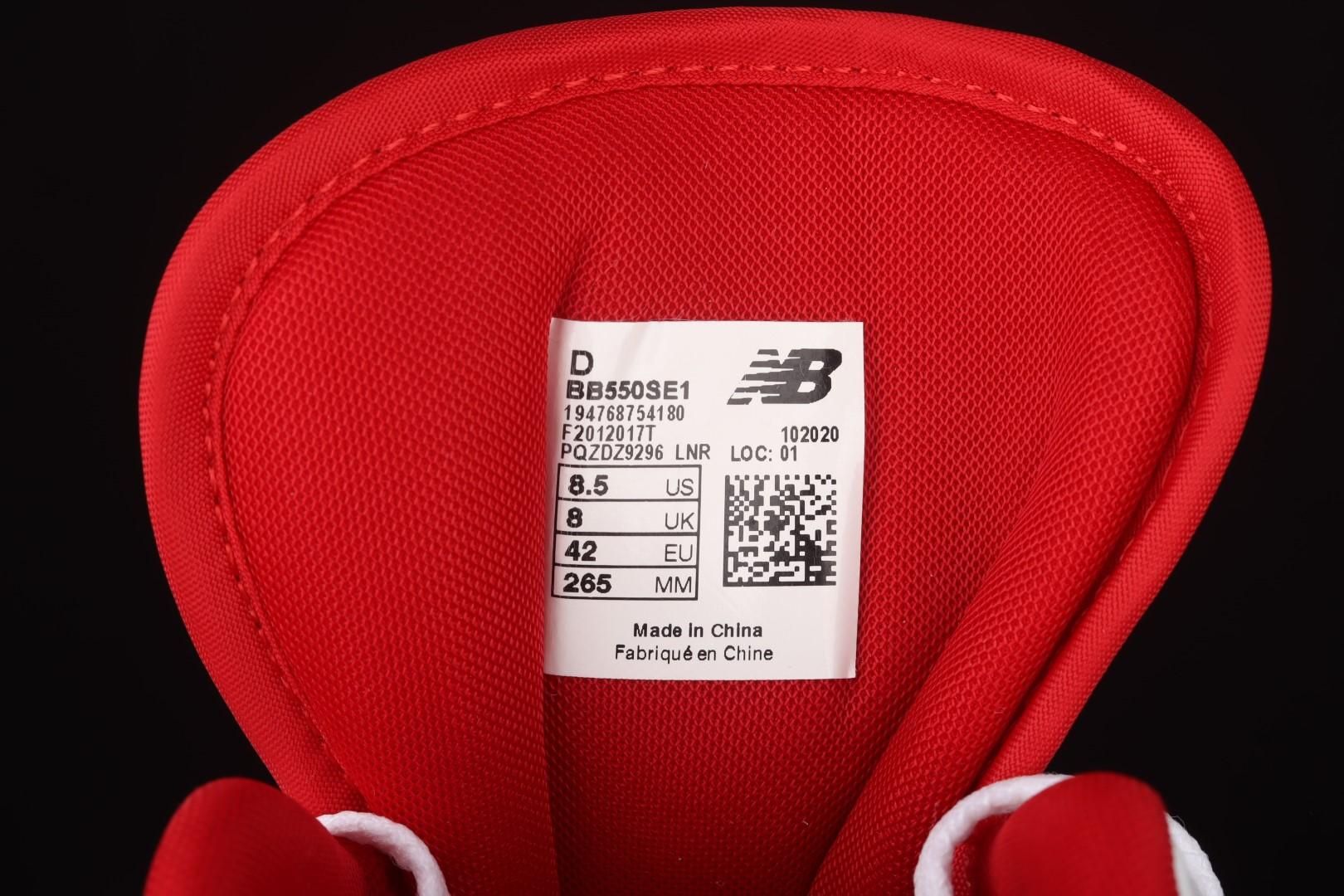 New Balance 550 - White/Red