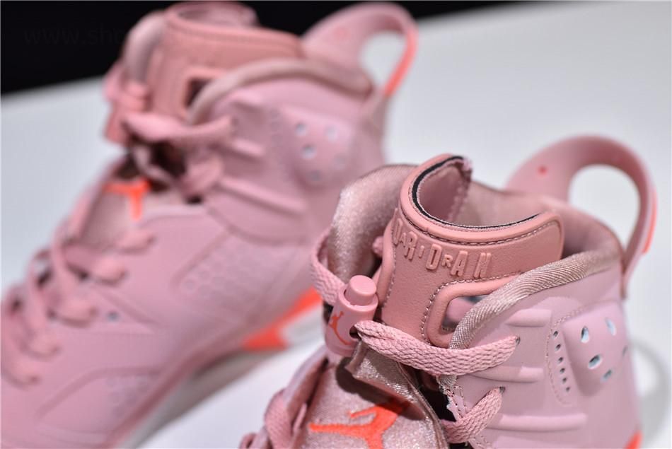 WMNS Aleali May x Air Jordan 6 AJ6 Retro - Millennial Pink