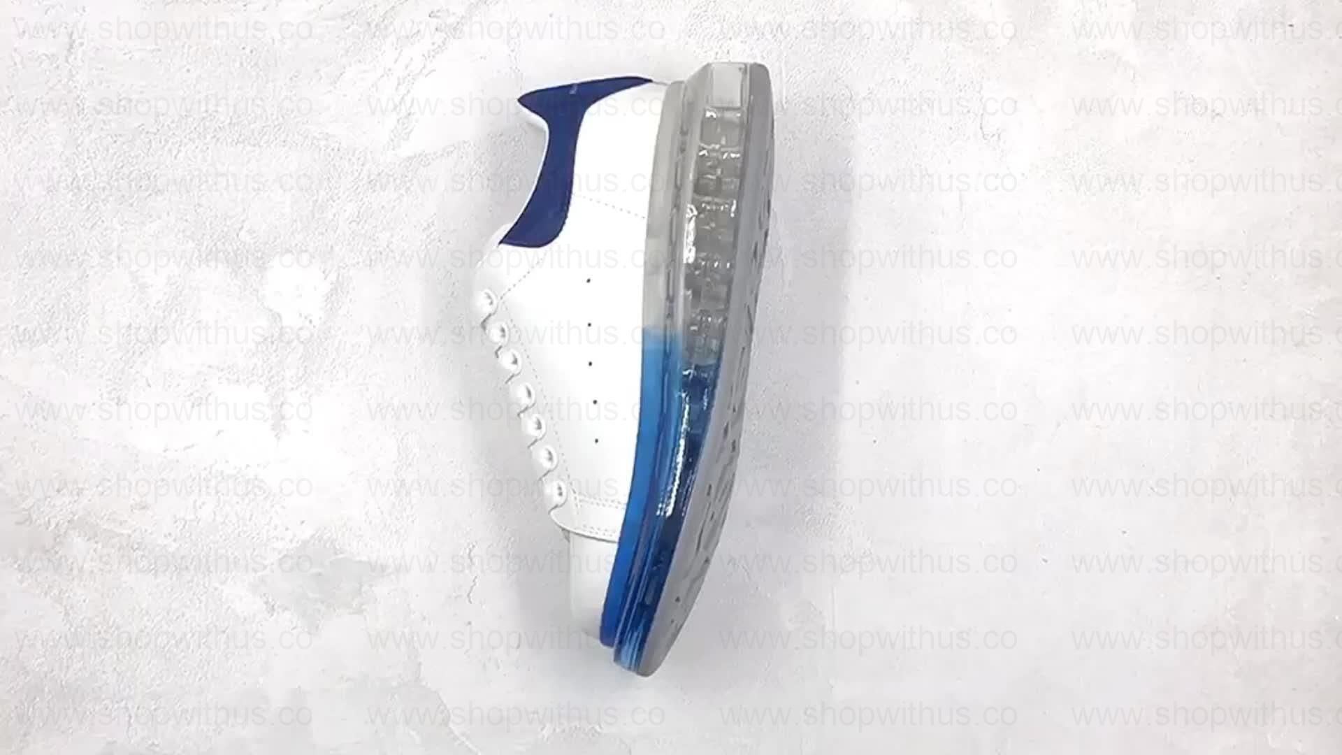 Alexander McQueen Oversized Gradient Sole - White/Blue
