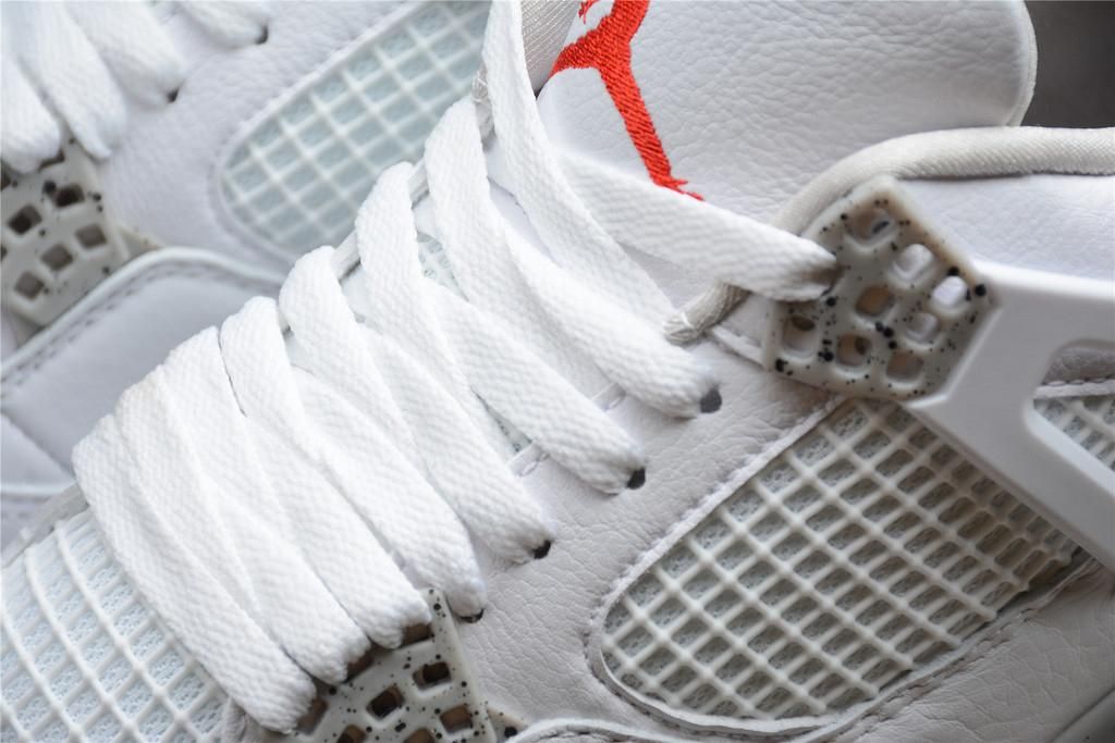 Air Jordan 4 AJ4 Retro - White Oreo