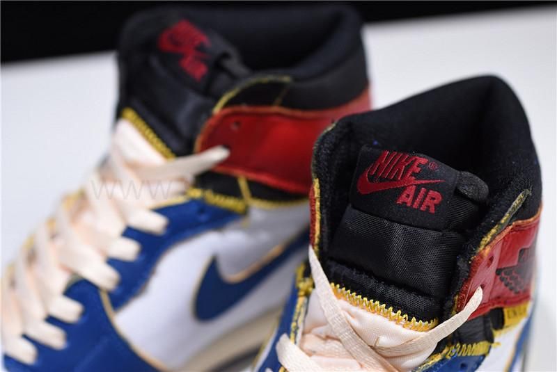 Air Jordan 1 AJ1 Retro High Union - Blue Toe