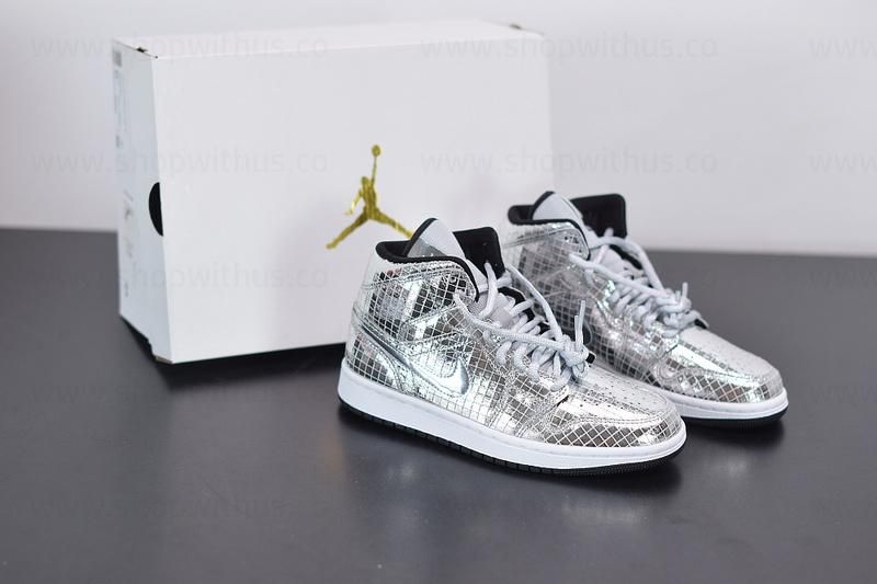 Air Jordan 1 AJ1 Mid - Disco Ball
