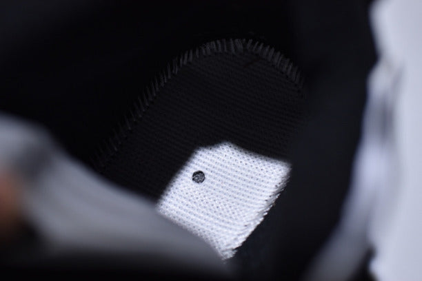 NikeAir More Uptempo Mid Basketball Shoe - Black/White