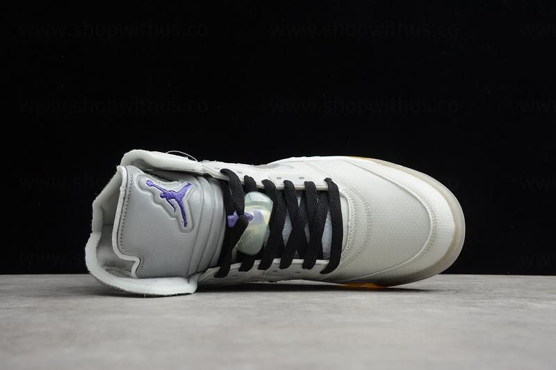 Off-White™ x Air Jordan 5 AJ5 - Grey White