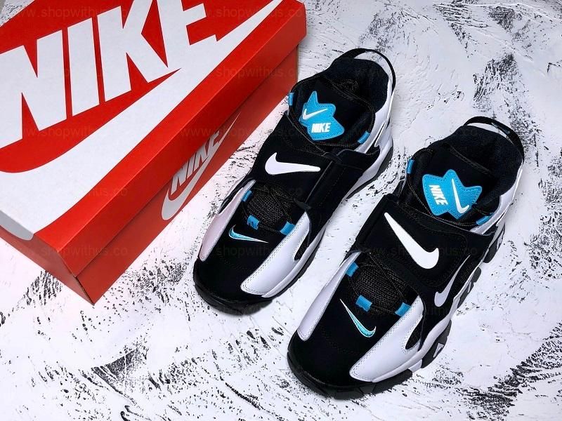 NikeAir Barrage Mid - Black/Aqua