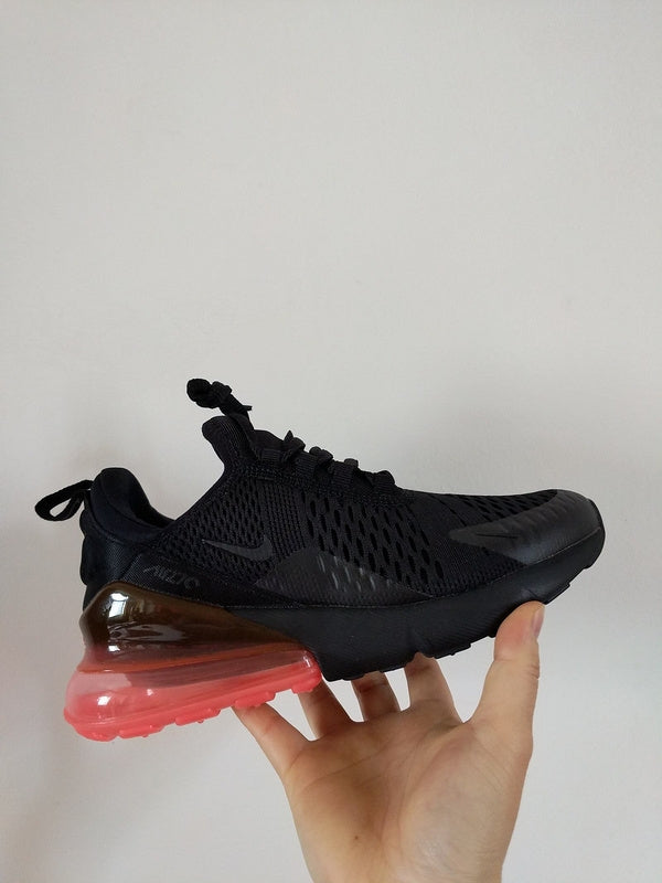 NikeMen's Air Max 270 - Black/Hot Punch/Black