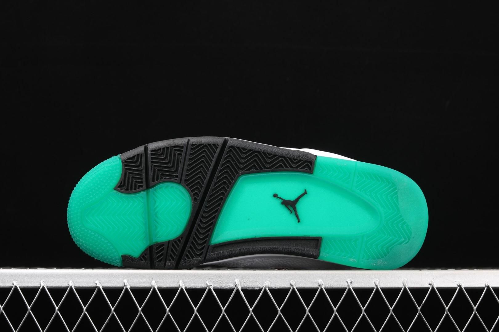 Air Jordan 4 AJ4 Retro - Lucid Green Rasta