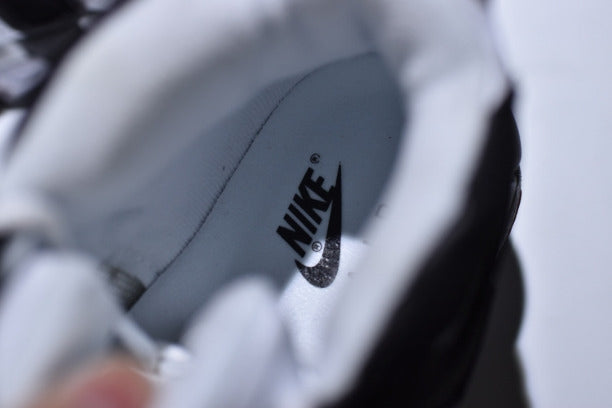 NikeAir More Uptempo Mid Basketball Shoe-White/Black/Red