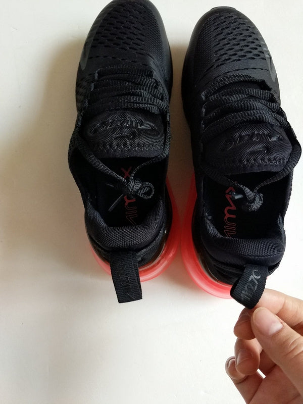 NikeMen's Air Max 270 - Black/Hot Punch/Black