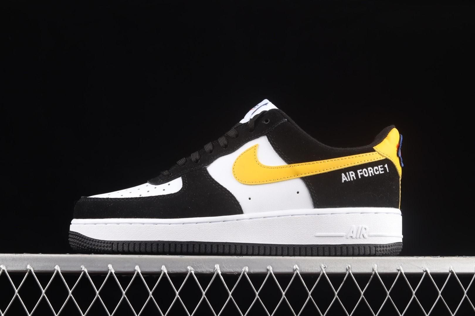 Black and yellow af1 low online