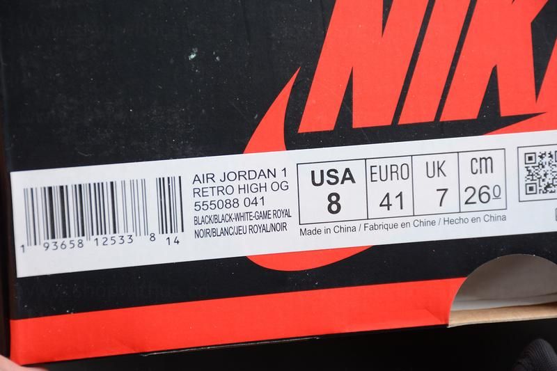 Air Jordan 1 AJ1 Retro High - Royal Toe