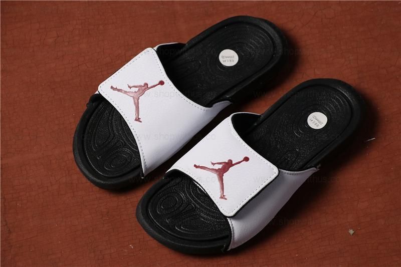 Air Jordan Hydro 6 Slide - White/Gold/Black