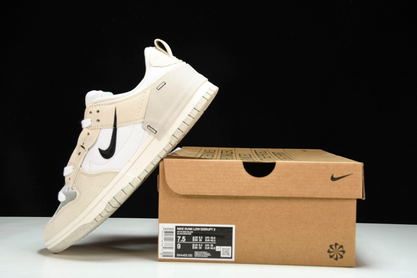 NikeMens Dunk Low Disrupt 2 - Pale Ivory/Black