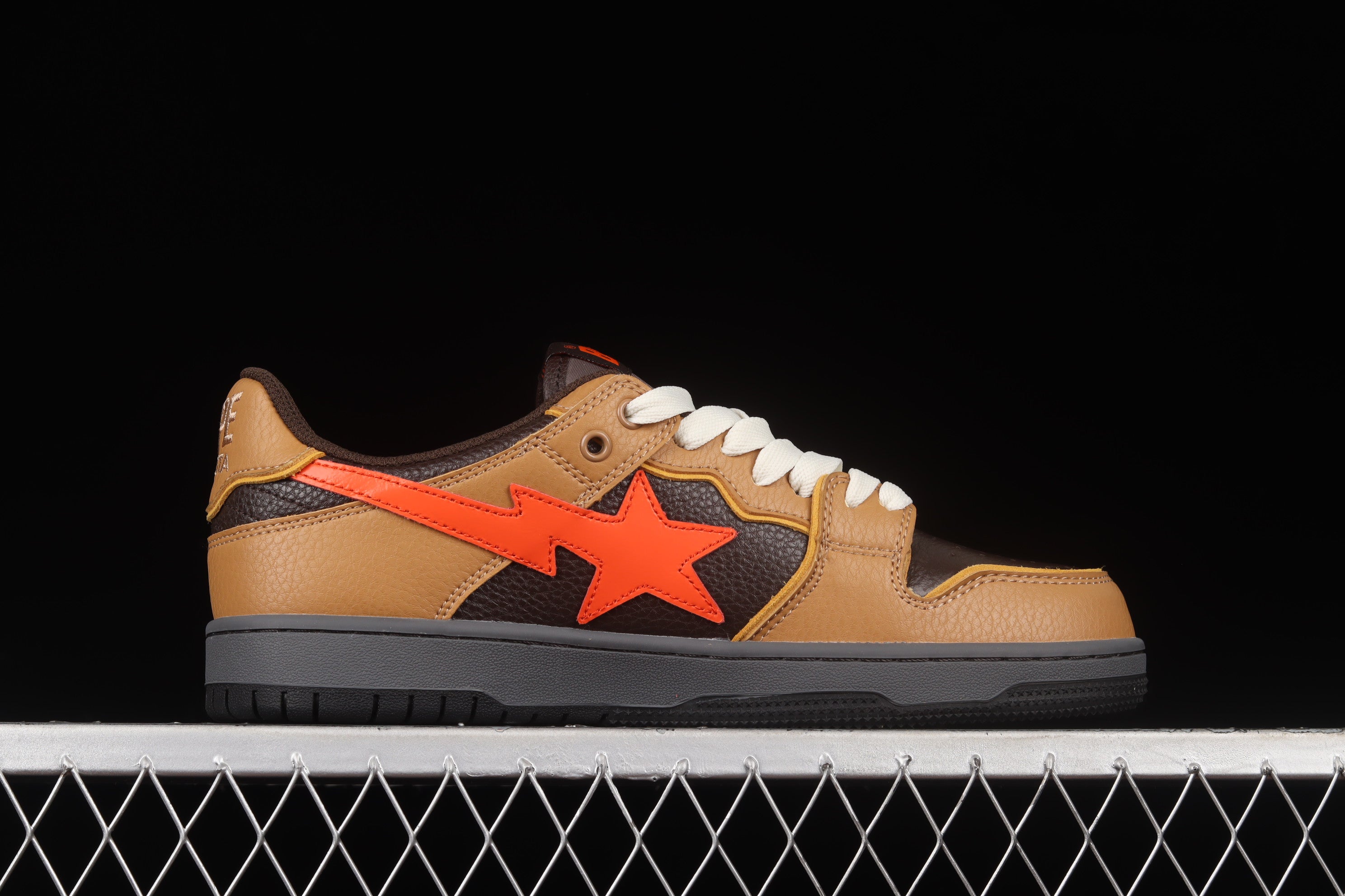 A Bathing Ape Bape SK8 Sta - Brown/Orange