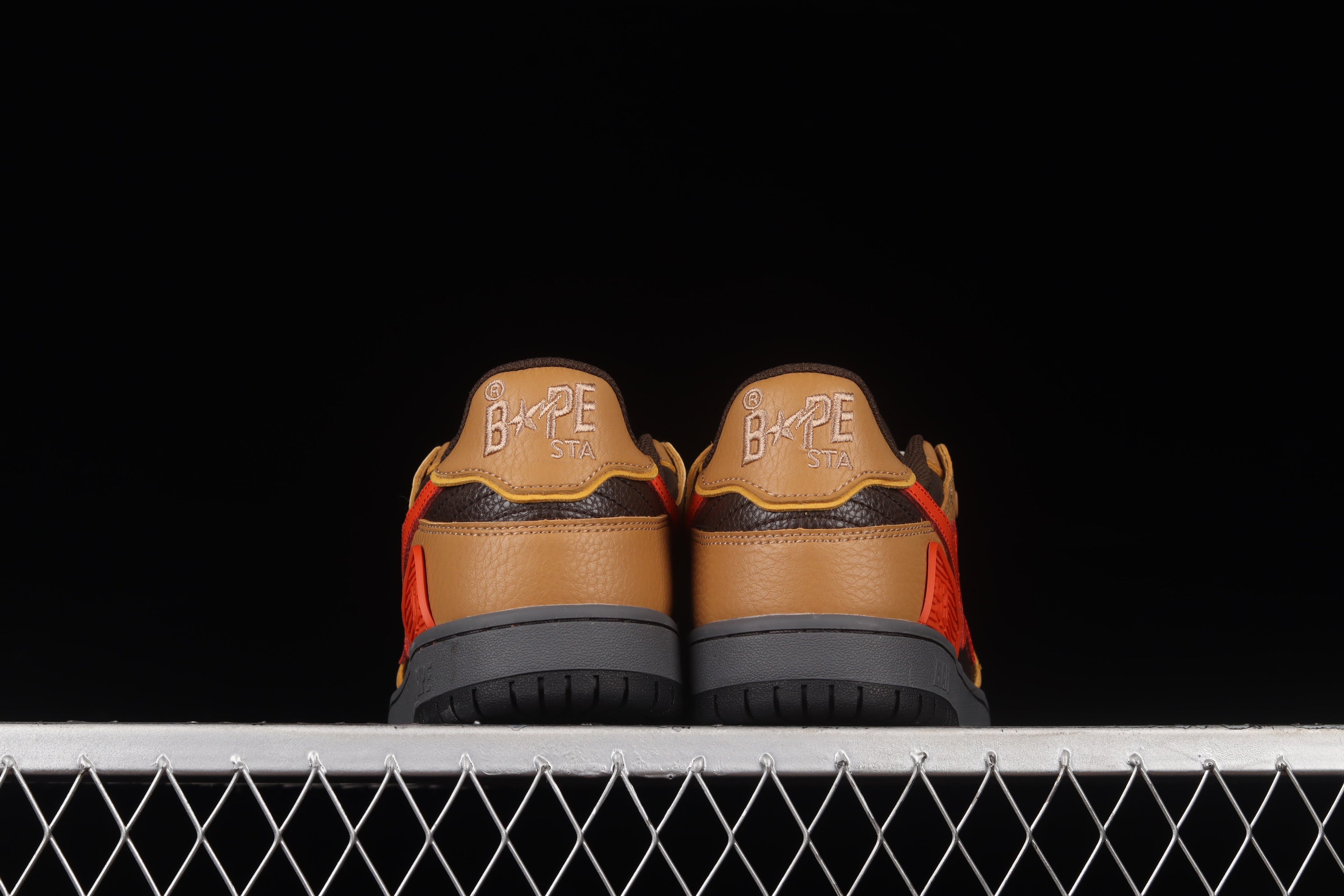 A Bathing Ape Bape SK8 Sta - Brown/Orange