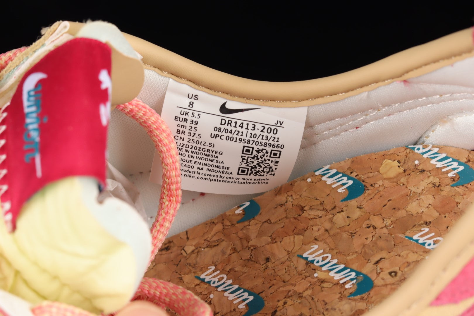 NikeUnisex Cortez x Union - Sesame