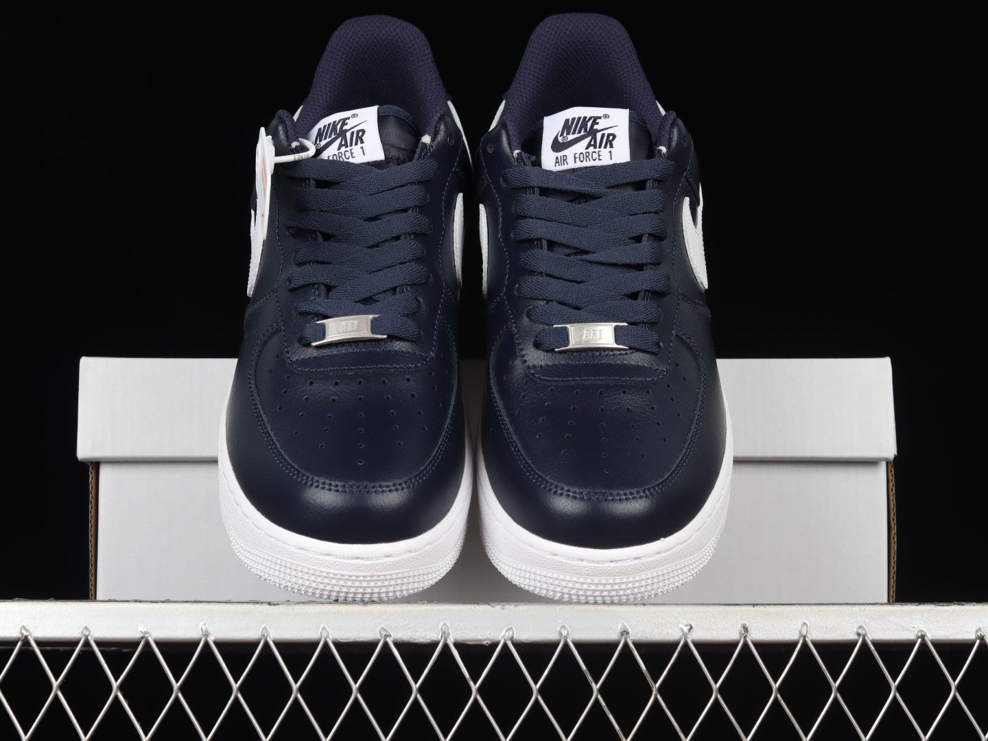 NikeUnisex Air Force 1 AF1  Low Onfeet - Black/White