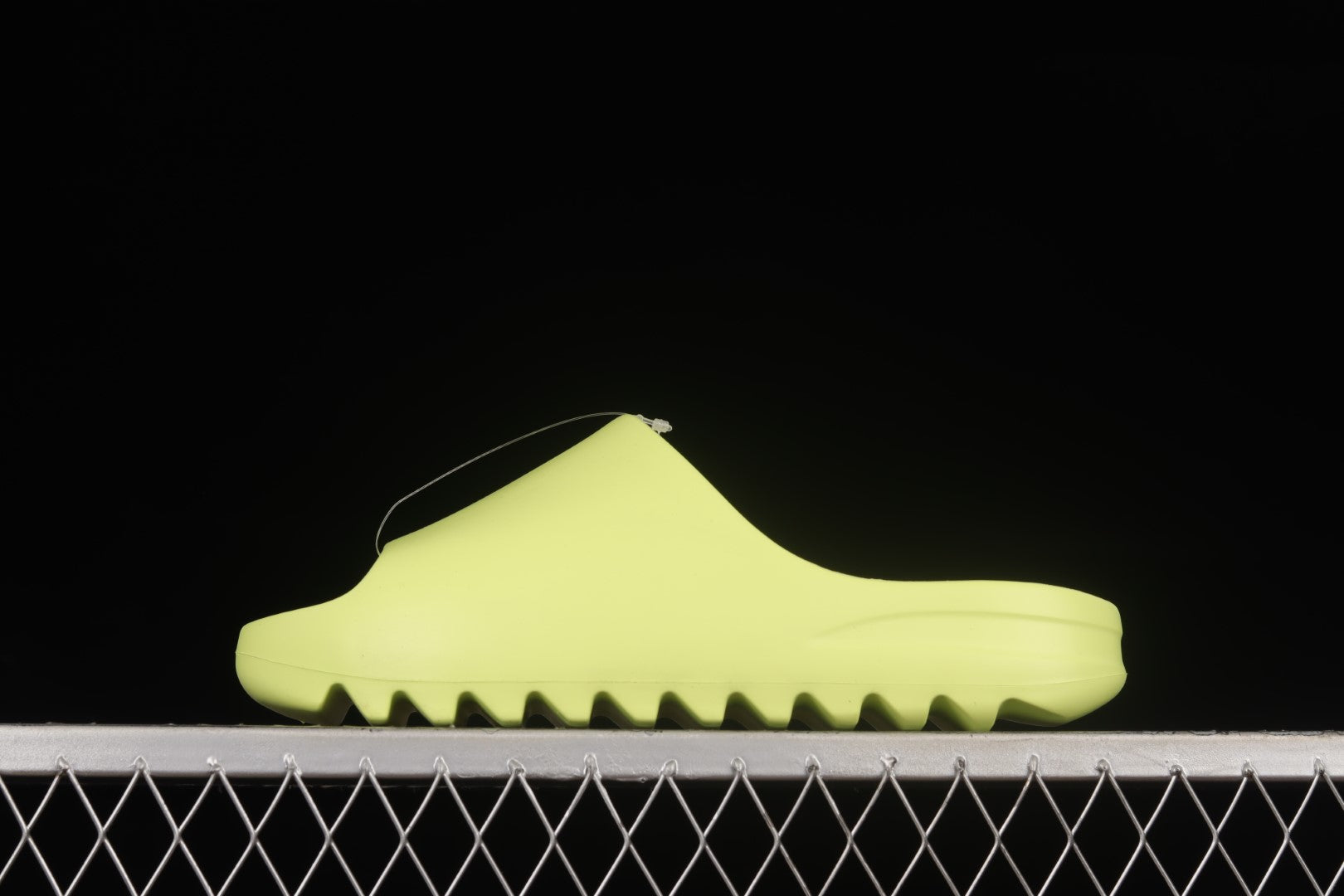 adidasMens Yeezy Slide - Glow Green