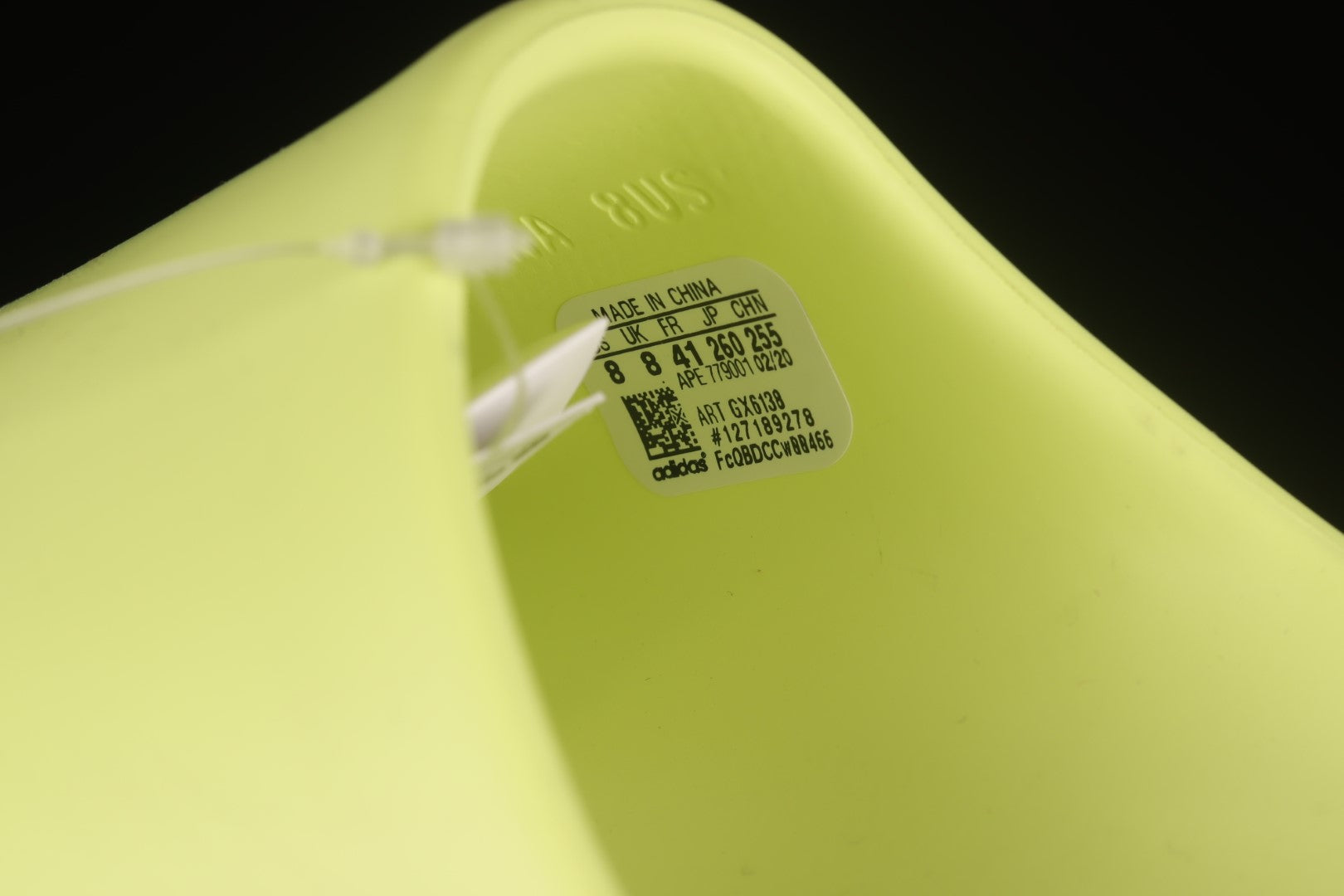adidasMens Yeezy Slide - Glow Green