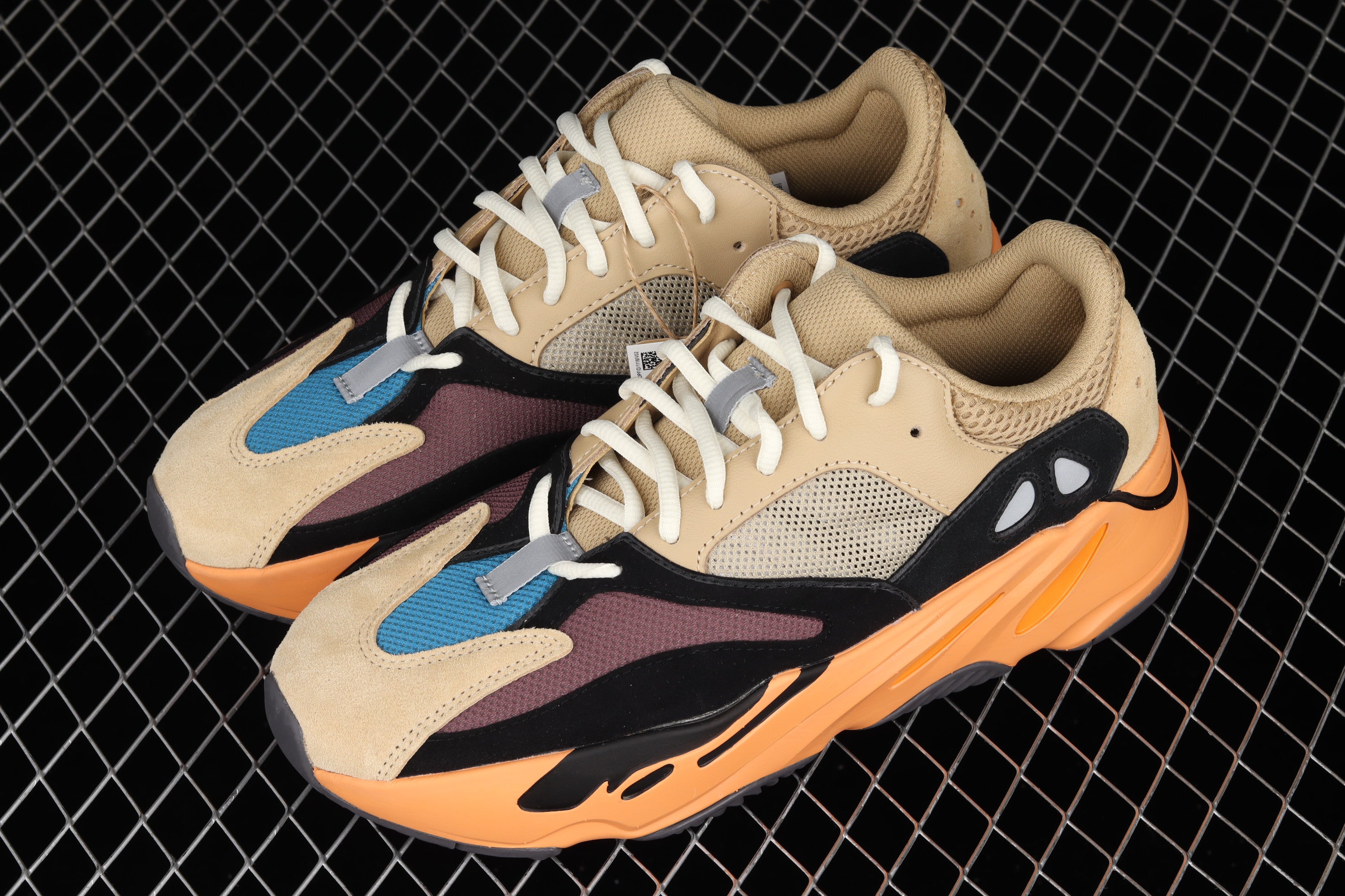 adidasMens Yeezy Boost 700 - Enflame Amber