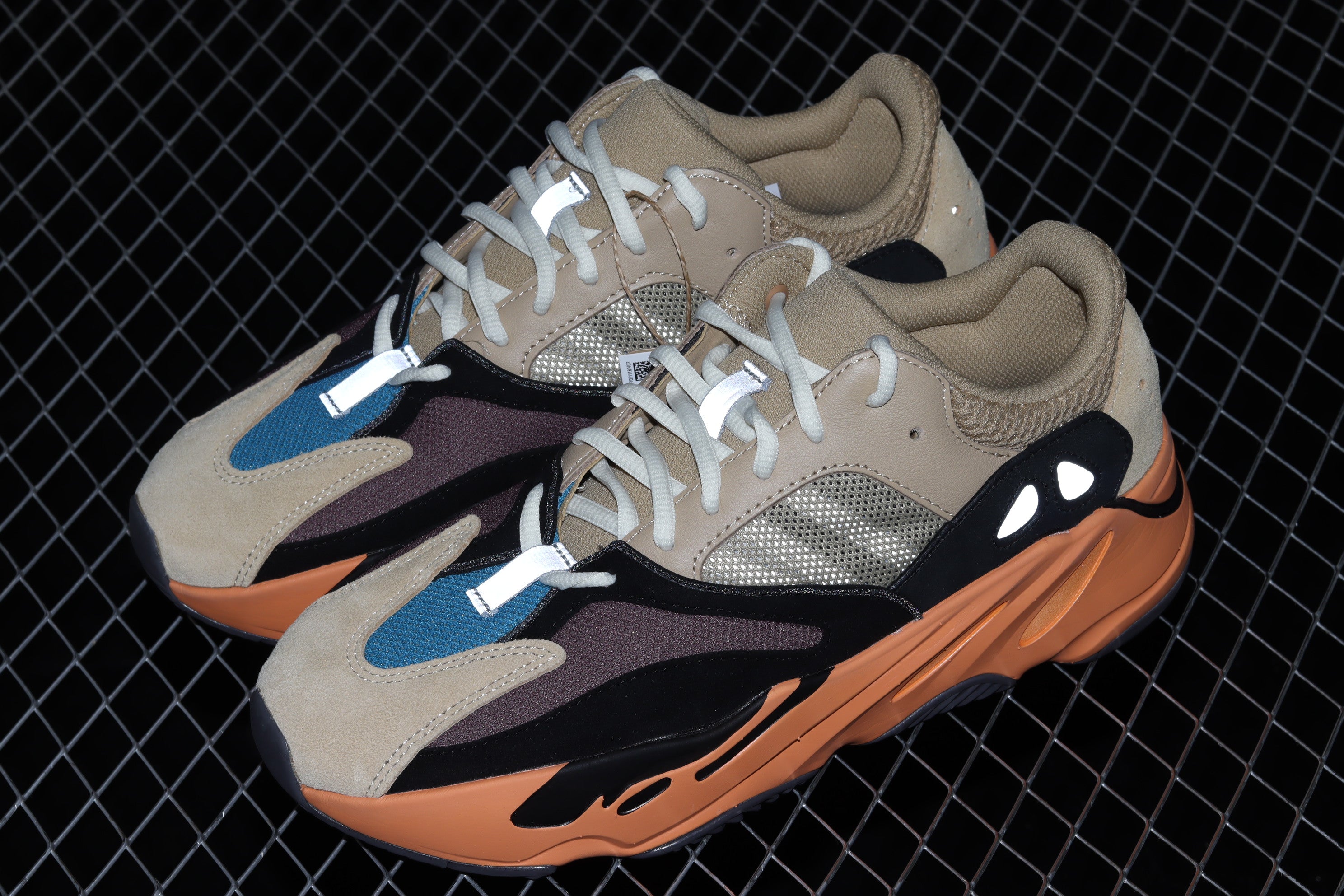 adidasMens Yeezy Boost 700 - Enflame Amber