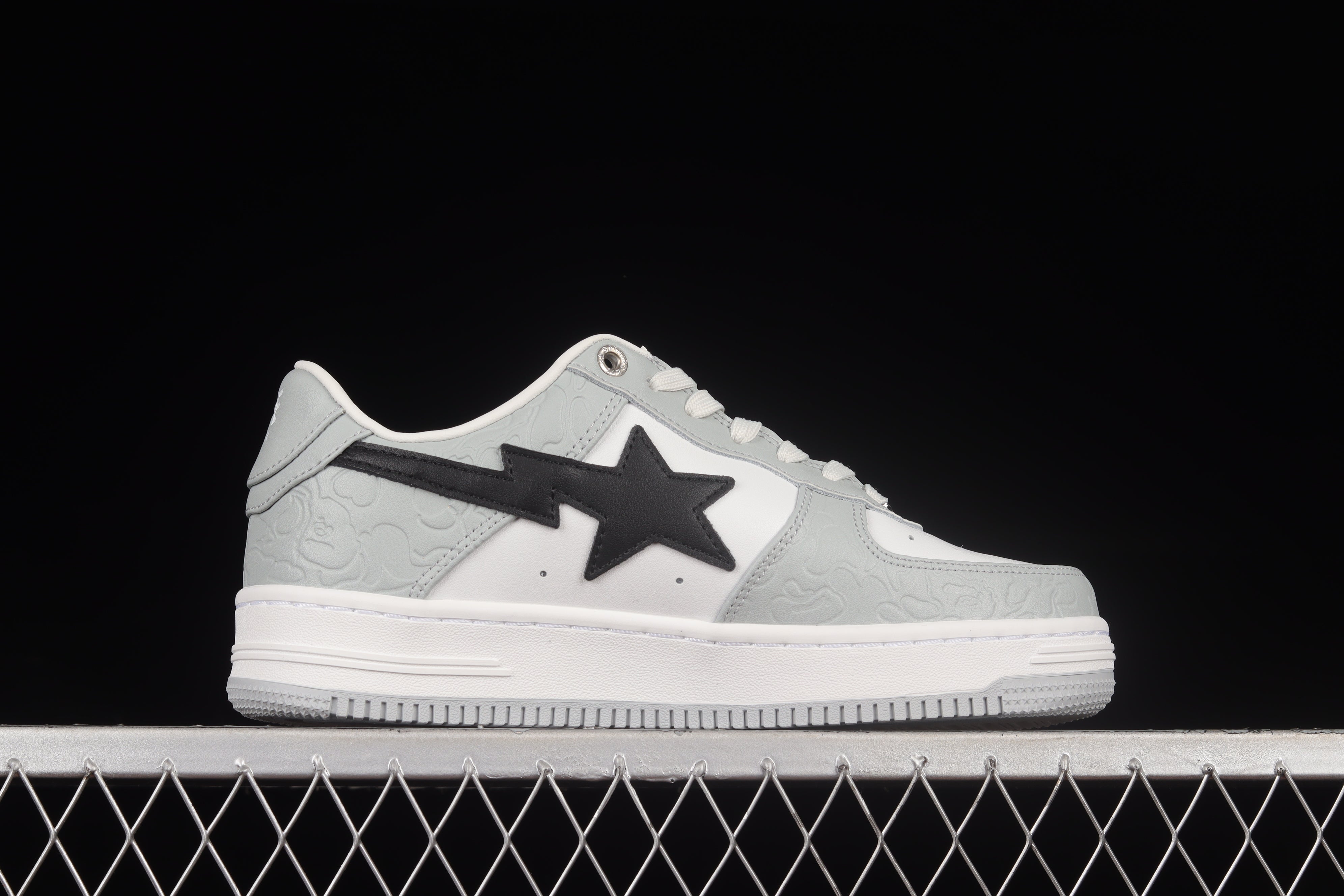 A Bathing Ape Bape Sta Low - Grey/Black