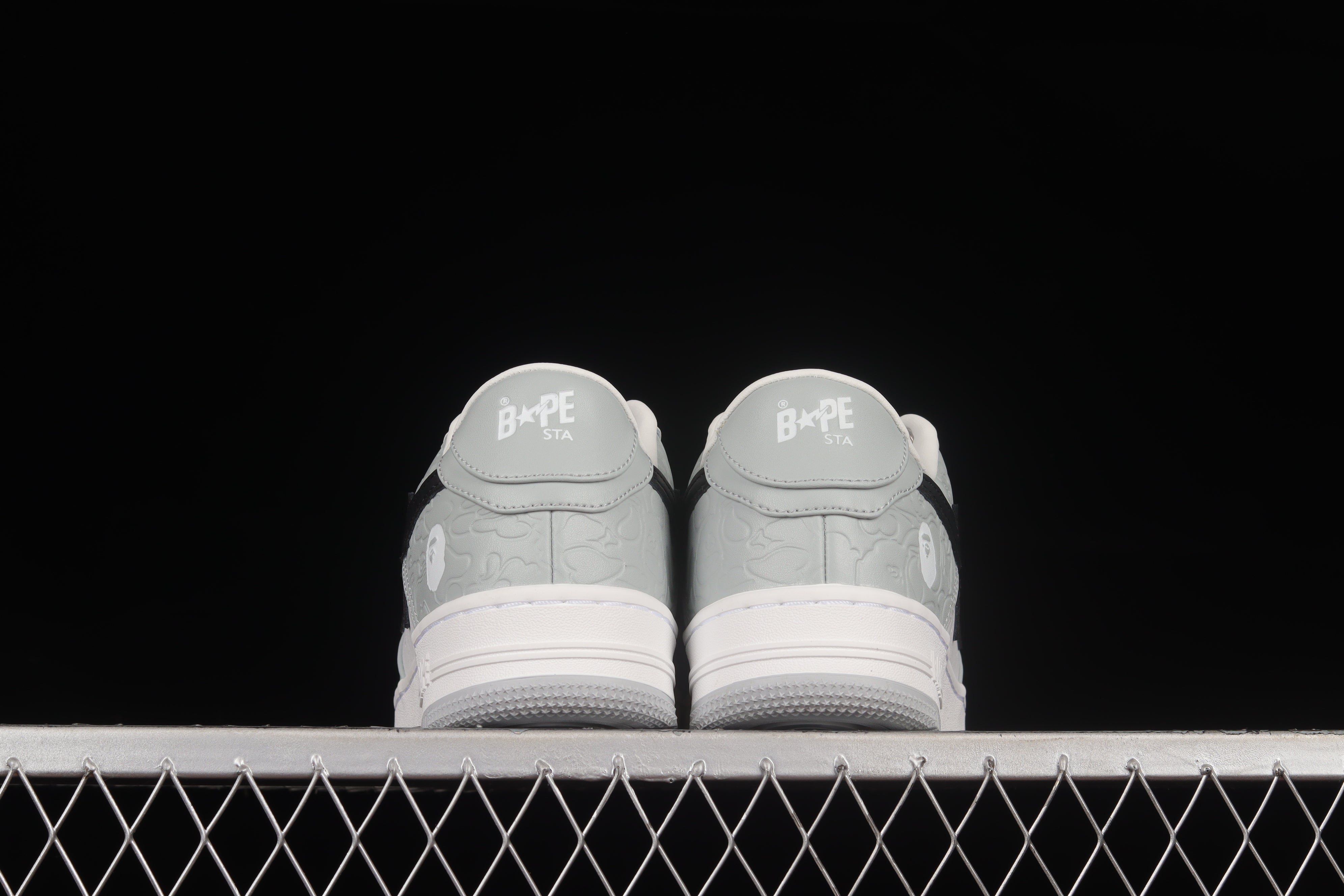 A Bathing Ape Bape Sta Low - Grey/Black